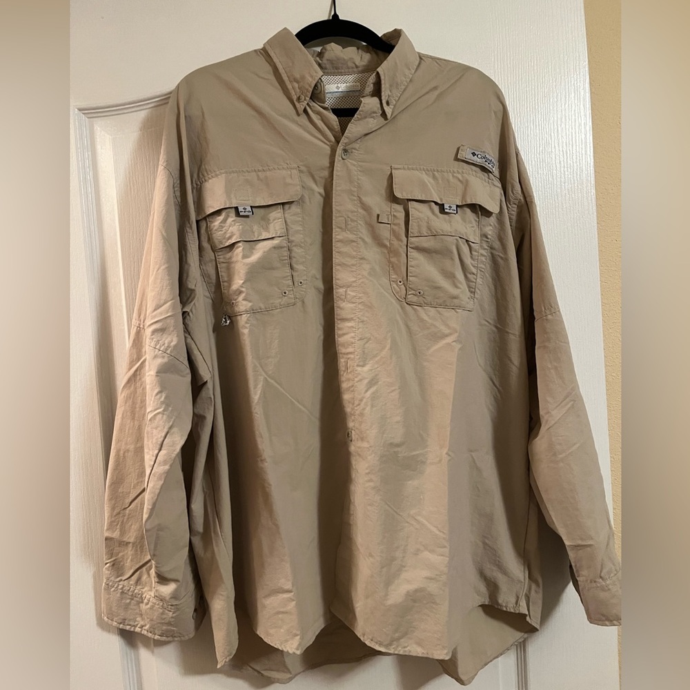 Columbia PFG long sleeve button up